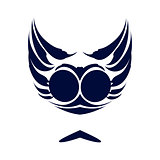 Dark blue logo