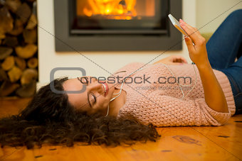 Warming and listening to music