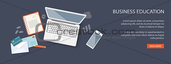 design for website of business education