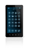 Smartphone with icons interface