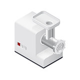 Meat mincer detailed isometric icon