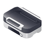 Electrical grill detailed isometric icon