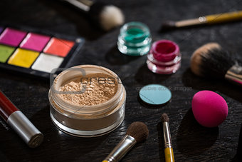Set of makeup cosmetics