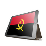 Tablet with Angola flag