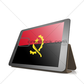 Tablet with Angola flag