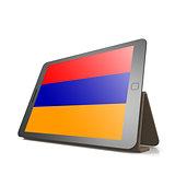Tablet with Armenia flag