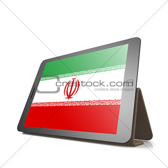 Tablet with Iran flag