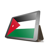 Tablet with Jordan flag