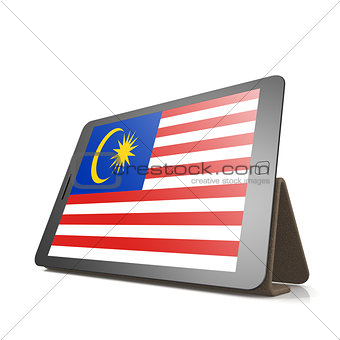Tablet with Malaysia flag
