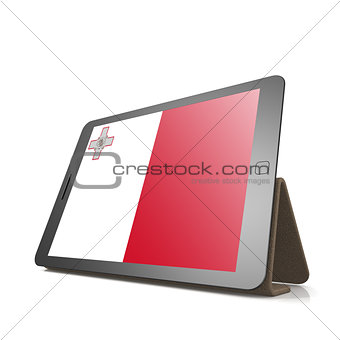 Tablet with Malta flag