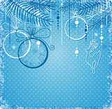 Blue Christmas background