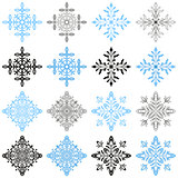 Winter Snowflakes Set