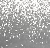 Glittery silver Christmas background