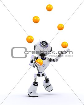 Robot juggling balls