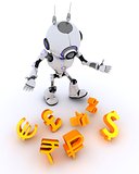 Robot juggling finances