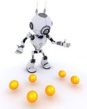 Robot juggler
