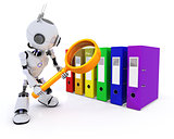 Robot searching files