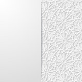 Abstract background with traditional ornament