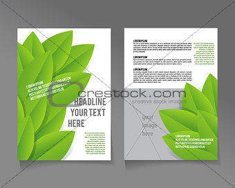 Editable A4 poster for design