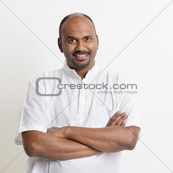 Mature casual business Indian man