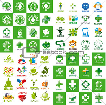 biggest collection of vector logos for medicine