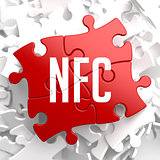 NFC on Red Puzzle.