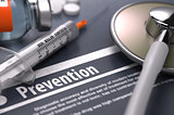 Prevention. Medical Concept.