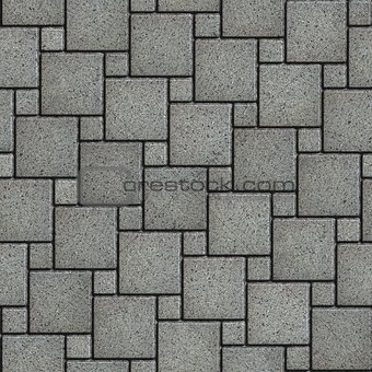 Gray with the Effect of Marble Pavement Square Shape.