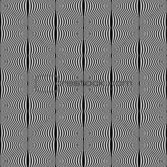 Seamless striped pattern. 