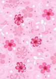 Abstract colorful background . Floral