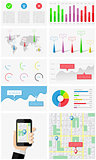 Ui, elements of infographics and user interface