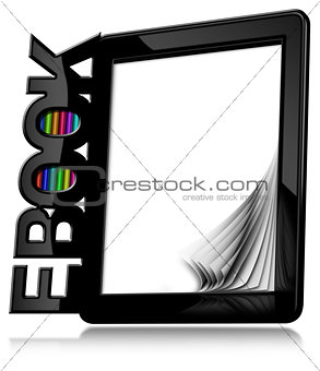 E-book Reader with Blank Pages