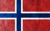 Grunge flag Norway