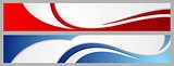 Abstract corporate waves bright banners