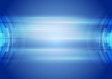 Abstract blue hi-tech corporate background