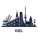 Kiel City Skyline