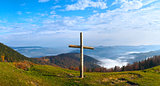 Cross on mountain