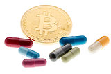 Payment for treatment in the future.Bitcoin and colored pills