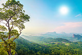 green mountains in Thailand