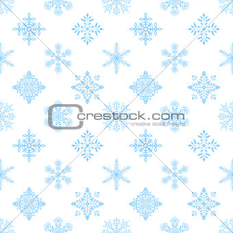 Snowflakes, Seamless Wallpaper