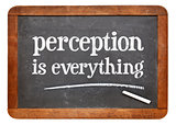 Perception is everything on blackboard