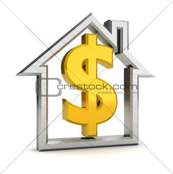 house with dollar