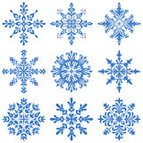 Snowflakes Silhouette Set