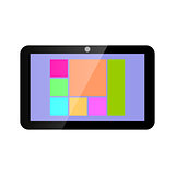 Icon tablet computer.
