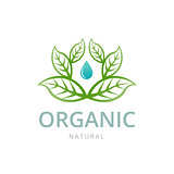 Organic emblem template