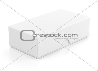 Closed box package for mobile phone on white
