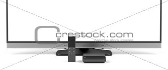 Tv, media player and remote control