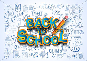 Back to School Background to use for advertiments,