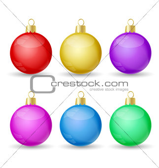 Vector Christmas balls