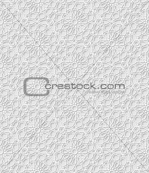 Seamless pattern with traditional ornament. Vector illustration.